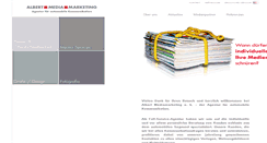 Desktop Screenshot of albert-mediamarketing.de